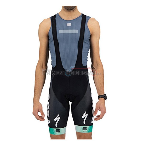 Abbigliamento Ciclismo Bora-Hansgrone Manica Corta 2021 Spento Verde